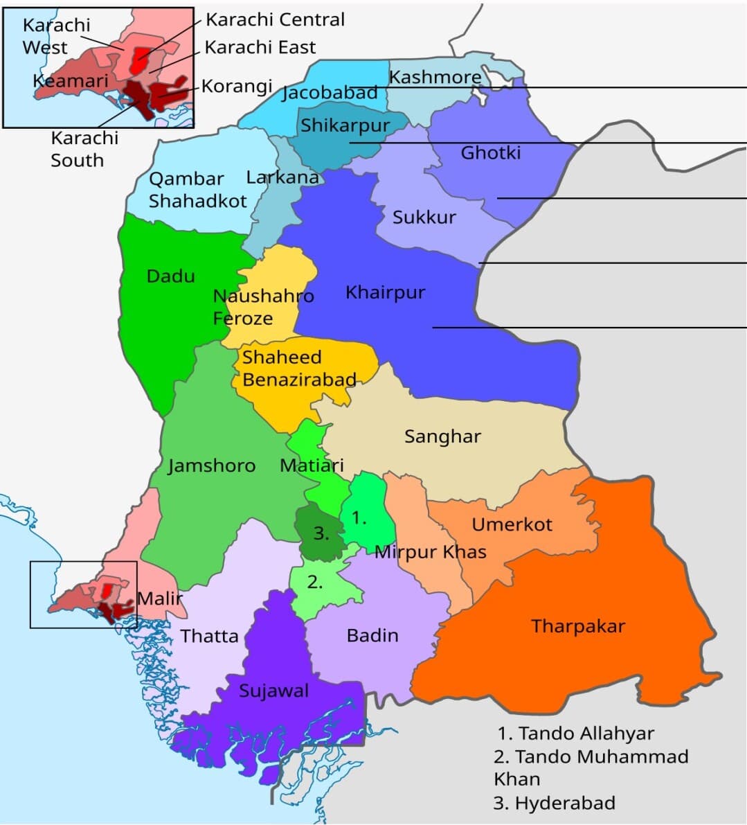 WDO Coverage Map Sindh